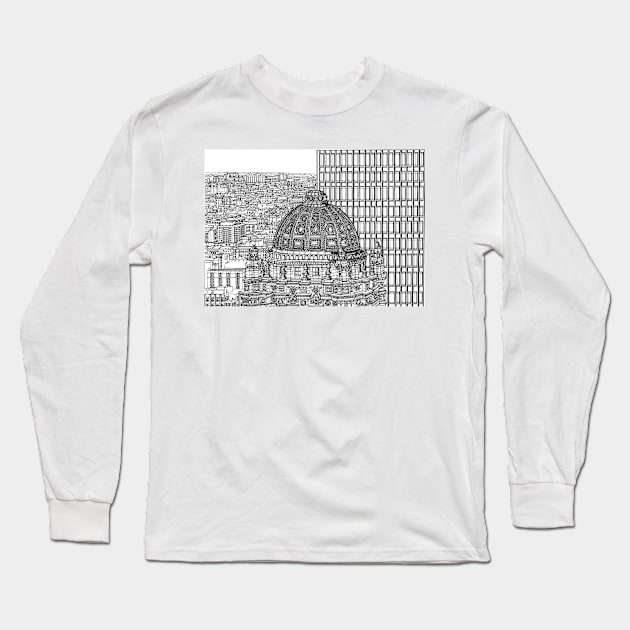 Jewelers Building Chicago Long Sleeve T-Shirt by valery in the gallery